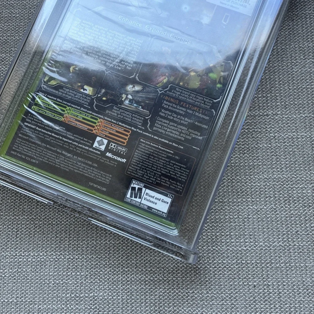 Halo 2 Multiplayer Map Pack • PSA 9.2 B+ • Xbox • Sealed Graded Game